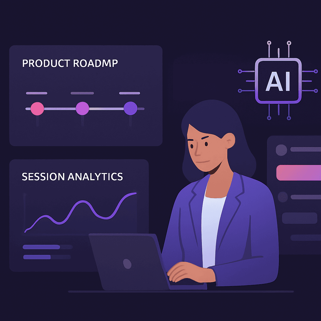 Product manager using Frantiko to manage product strategy